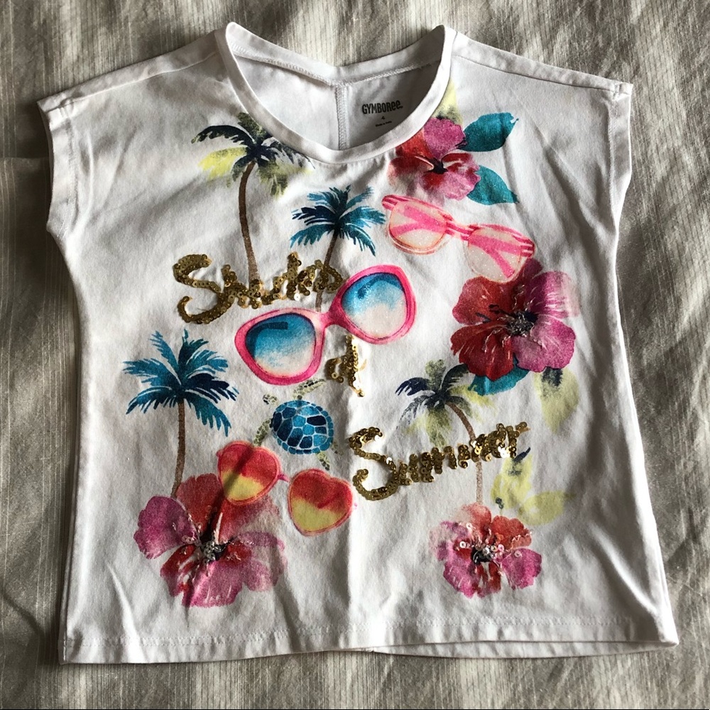 Gymboree Summer Girl Size 4 Shirt
